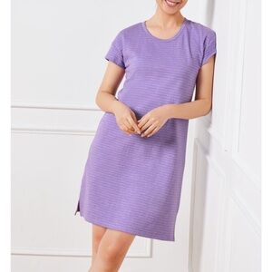 Talbots Purple Dress Sz L